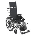 Drive Medical Viper Plus Light Weight Reclining Wheelchair - 12" Seat pl412rbdda